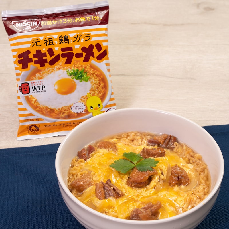 神速！簡単焼き鳥缶のふわとろ親子丼風チキラー