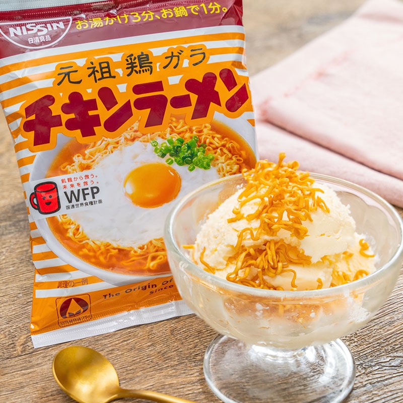 チキンラーメンポテトサラダ